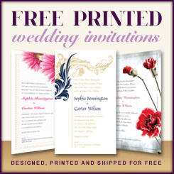 Free Printed Wedding Invitations